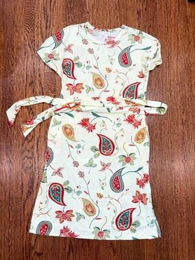 LuLaRoe Marly Dress  - Paisley Print - Matching Belt - Women's Small